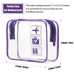 MODENGKONGJIAN sac toilette avec fermeture métallique durable et fiable