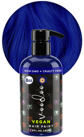 MOEHAIR Serenity Bleu – bouteille prête pour une couleur bleue semi-permanente à domicile.