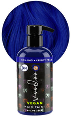 MOEHAIR Serenity Bleu – bouteille prête pour une couleur bleue semi-permanente à domicile.