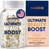 Moerie-cheveux-bouteille-capsules : capsules faciles pour cheveux et ongles.