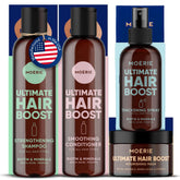 Moerie Shampoing – bouteille, stimule la vigueur des cheveux et facilite le nettoyage.