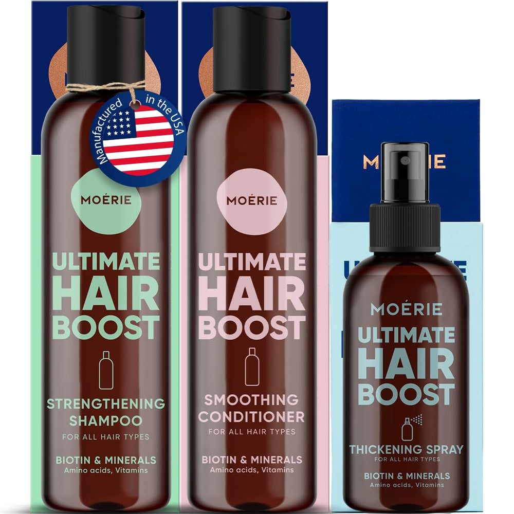 Moerie Shampoing: bouteille verser — démarrage d'une routine capillaire propre et rafraîchissante