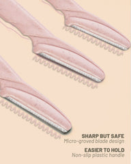 Rasoir MoHern visage rose outil doux et précis pour le contour