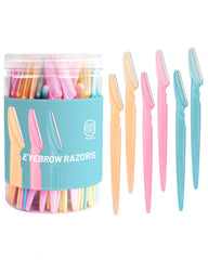 MoHern rasoir sourcils et boîte, rangement pratique et utilisation précise.