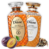 Moist Diane – bouteille shampoing kératine, hydratation durable et démêlage facilité.