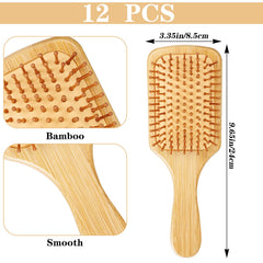 Brosse paddle en bois Molain avec poils arrondis pour cheveux sans tiraillement