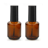 Bouteille mollensiuer 15 ml brun prête pour le nail art et le mélange