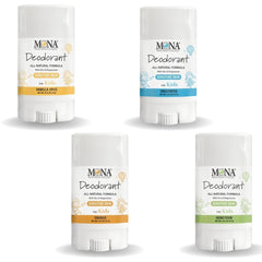 MONA déodorant enfants pack 4 senteurs format mini – fraîcheur durable