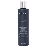 MONAT Black 2-en-1 dans sa bouteille, nettoyage et soin adaptés à tous types de cheveux