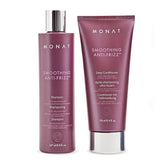 MONAT Shampoing lissant anti-frisottis: nettoyage en douceur et réduction des frisottis pour cheveux fins.
