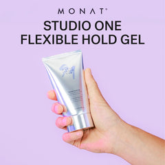 MONAT Studio One Gel – Protection contre l'humidité et frisottis pour un fini lisse