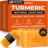 MONIER Savon curcuma taches: uniformise le teint et hydrate durablement.