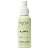 Monks déodorant spray bouteille naturelle avec fraîcheur durable