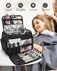 SAC MONSTINA coiffure – matériau isolant: protège les outils chauds après utilisation.