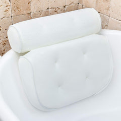 Oreiller Monsuri pour le cou et les épaules, soutien confortable pendant le bain.