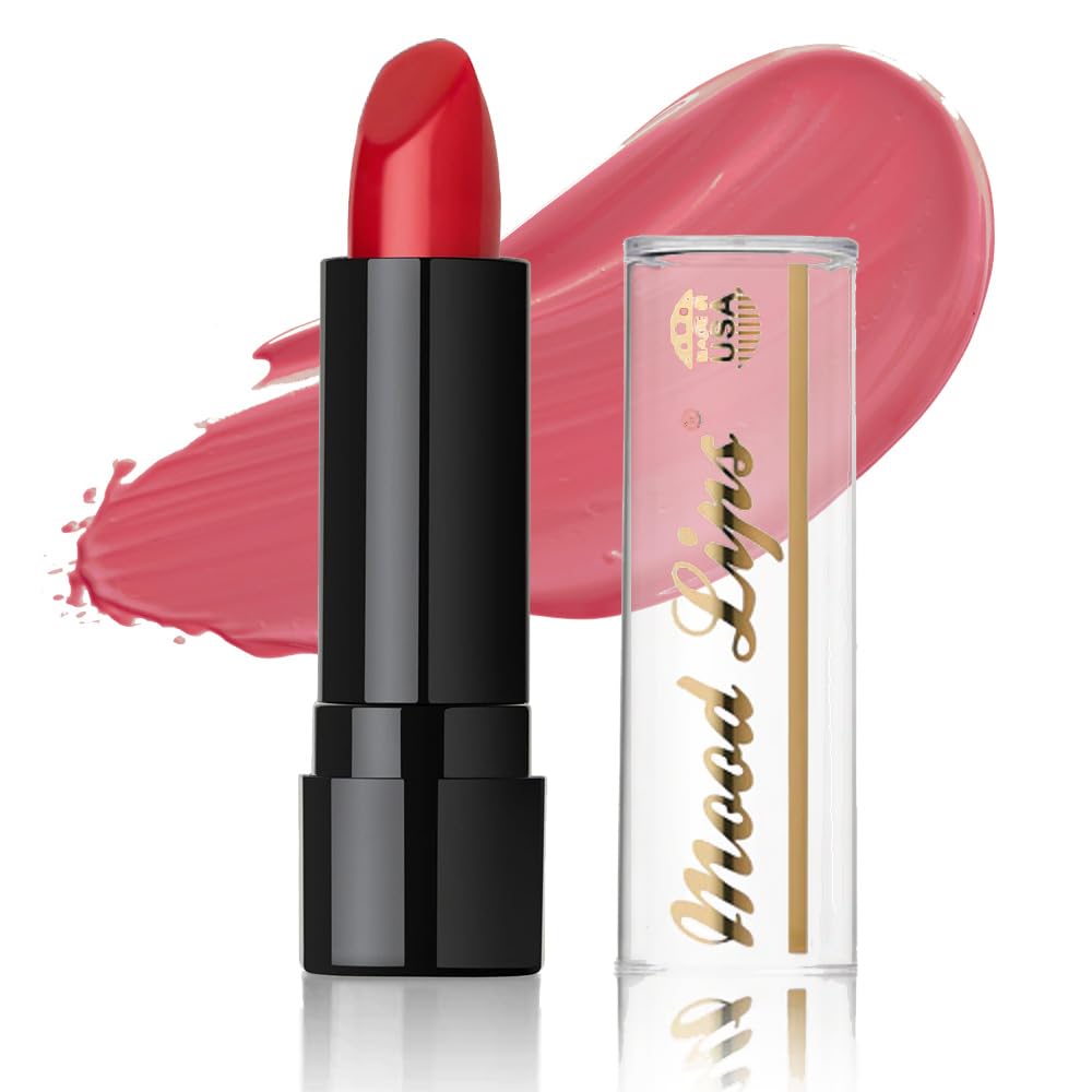 Mood Lips changement couleur rouge sur les lèvres, teinte personnalisée qui évolue.
