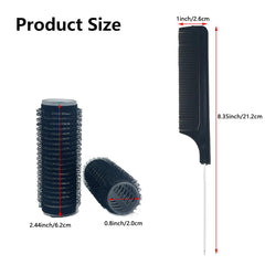 MOODKEY rouleaux auto-agrippants pour petits cheveux, coiffure rapide.
