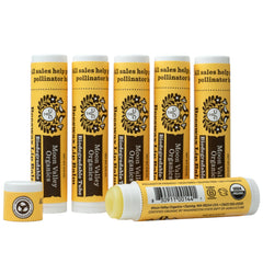 Moon Valley Organics baume à lèvres cire d’abeille, emballage éco-responsable et recyclable.