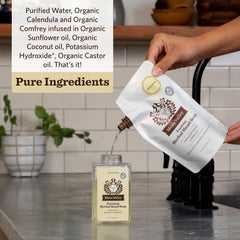 Moon Valley Organics concentré pour mousse mains, remplissage facile et efficace