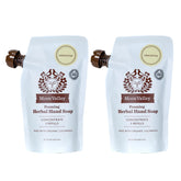 Moon Valley Organics sachets remplissage 2-pack pour mousse mains, pratique et économique