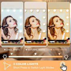Miroir Moonee mémorise vos réglages lumineux pour le prochain usage