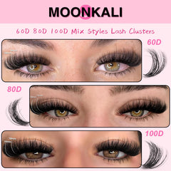 MOONKALI groupes-cils-100d, volume intense et regard profond