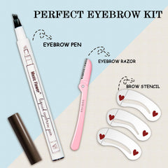 MoonKong gabarits sourcils, 3 modèles pour dessiner rapidement