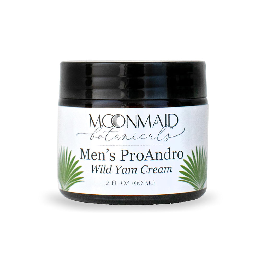 MoonMaid ProAndro crème Wild Yam-Saw Palmetto, bouteille pratique pour une routine masculine