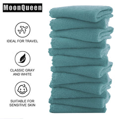 MOONQUEEN chiffons visage microfibre voyage – taille compacte pour les retouches.