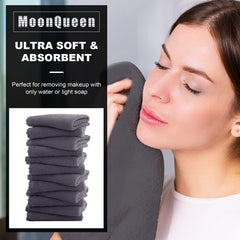 Lingette Moonqueen visage microfibre démaquillage sans produits chimiques.