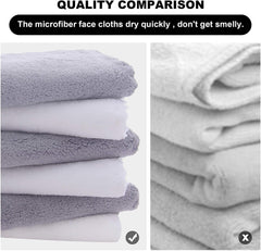 MOONQUEEN serviettes-visage-microfibre: pratique en voyage pour retouches
