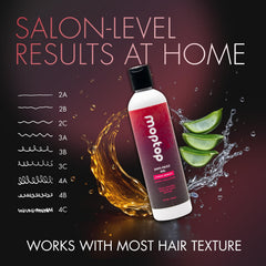 MopTop Gel avec Aloe et botanique marine pour hydratation légère.