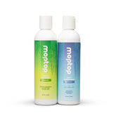 MopTop shampoing sans sulfates, nettoyage doux et définition des boucles.