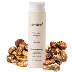 Morethan8 Shampoing Matsutake - bouteille, soin doux et nourrissant les cheveux