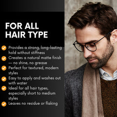 Morfose Barber Wax : brillance naturelle sans effet gras.
