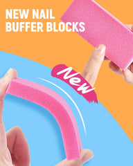 MORGLES buffer-ongles-bloc: polissage doux et surface lisse