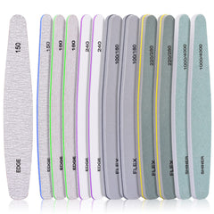 MORGLES ensemble limes ongles professionnel, pour façonnage précis à domicile.