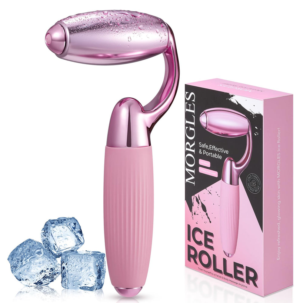 Rouleau Morgles glace visage – contact froid précis pour raffermir et dégonfler.