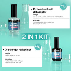 Morovan Adhésion renforcée pour ongles acryliques sans lifting.