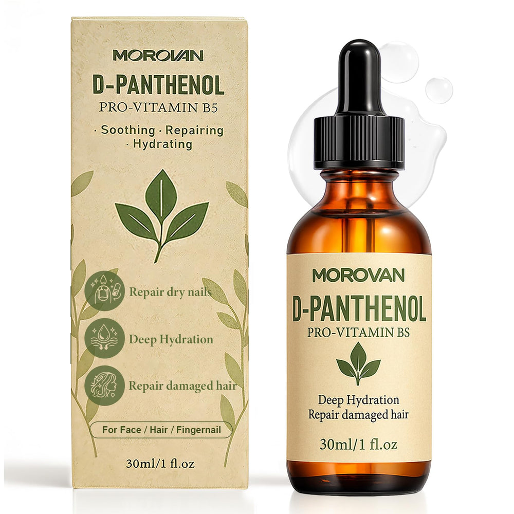 Morovan D-Panthenol Liquide Visage, hydratation douce pour peau sensible.