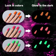 Morovan Neon Nail Polish Set long-lasting neon colors for weeks.
