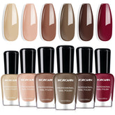 Morovan vernis brun nude automne : fini chaud et élégant pour tous les tons de peau