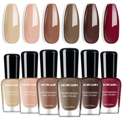 Morovan vernis brun nude automne : fini chaud et élégant pour tous les tons de peau