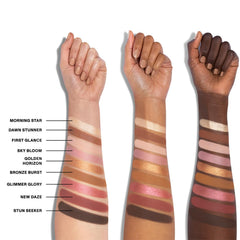 Pigment riche et estompage facile Morphe 9G Éclat Aube pour portés variés.