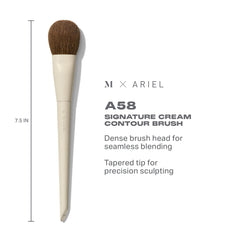 MORPHE x Ariel pinceau contour crème A58, définition précise des traits.