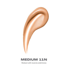 MORPHE Lightform Dewy Foundation pump displays controlled, buildable hydration for a seamless skin look