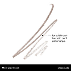 MORPHE Sourcils : tracé fin grâce à la pointe pour une définition nette.