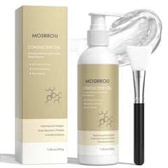 Gel conducteur MOSRROU pour le visage, glisse fluide et hydratation optimisée.