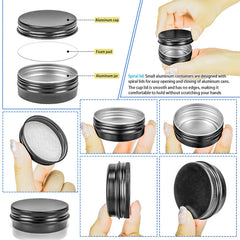 MotBach boîte aluminium 30 ml fermée, transport discret.