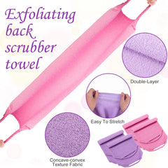 Brosse dos nylon Moukeren, longueur étendue pour exfolier en profondeur.